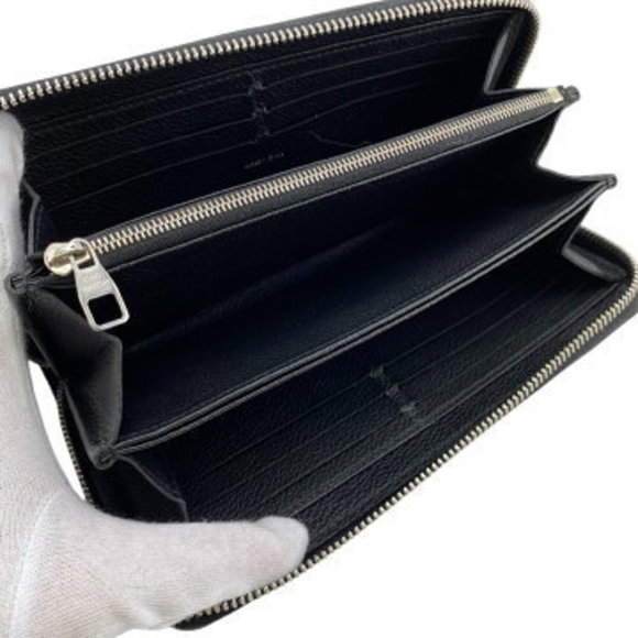 Louis Vuitton Wallet LVYK Zippy Dot Empreinte Long Wallet Black - Picture 9 of 10